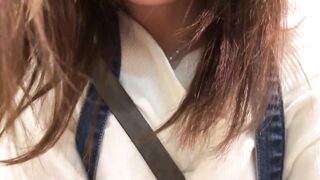CAWD-554 [中文字幕] 白浜みなみ - 再次突擊個拍偷偷AV出道的超可愛美容專校學生（謊稱）作為提供報酬的代替 3P＆無套中出解禁記錄影像